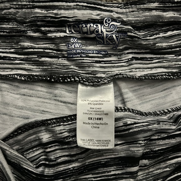 Biker Shorts Size 0x Brand Terra&sky - Picture 2 of 2